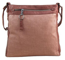 TESSRA Veľká staroružová crossbody dámska kabelka D5580